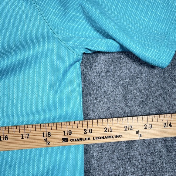 Zeroxposur Active Shirt Men M Blue Performance Lightweight Stretch UPF50+ #AB540 - Picture 6 of 7